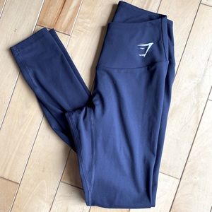 Ladies GymShark training leggings size XS. Navy